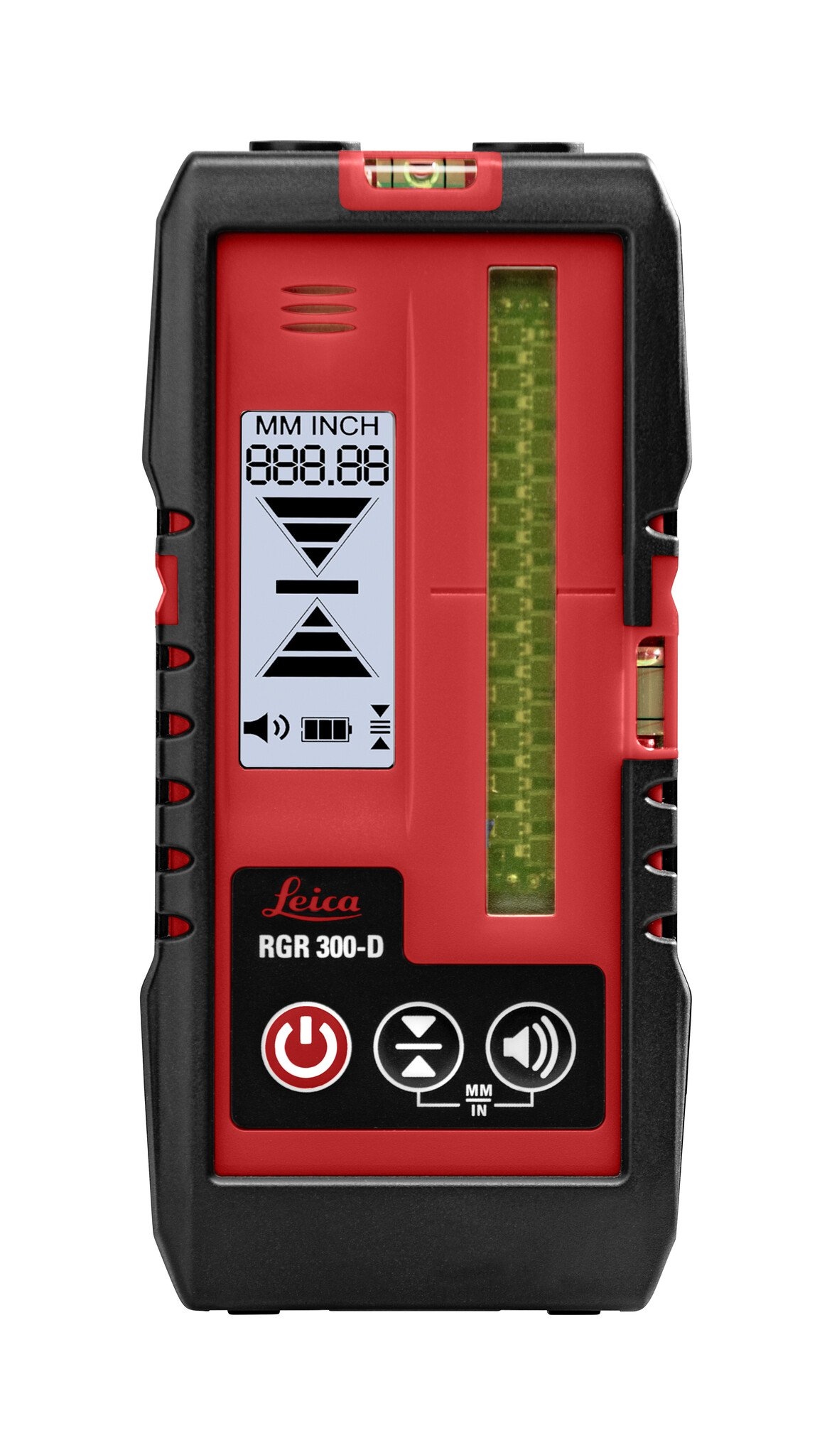 Leica 1017990 RGR 300-D mm Handontvanger voor rode en groene laserstralen