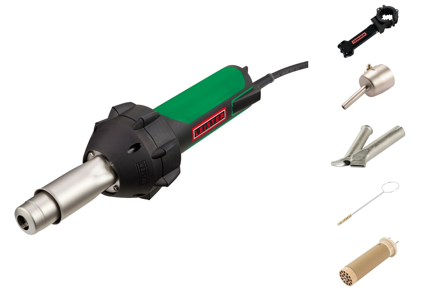 Leister 163.136 TRIAC ST Heteluchtapparaat 230V/1600W, EASYFLOOR Kit, EU-stekker