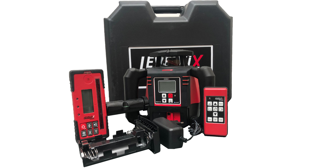 Levelfix 554800 860HVS Rode Bouwlaser met Digitaal dubbel afschot