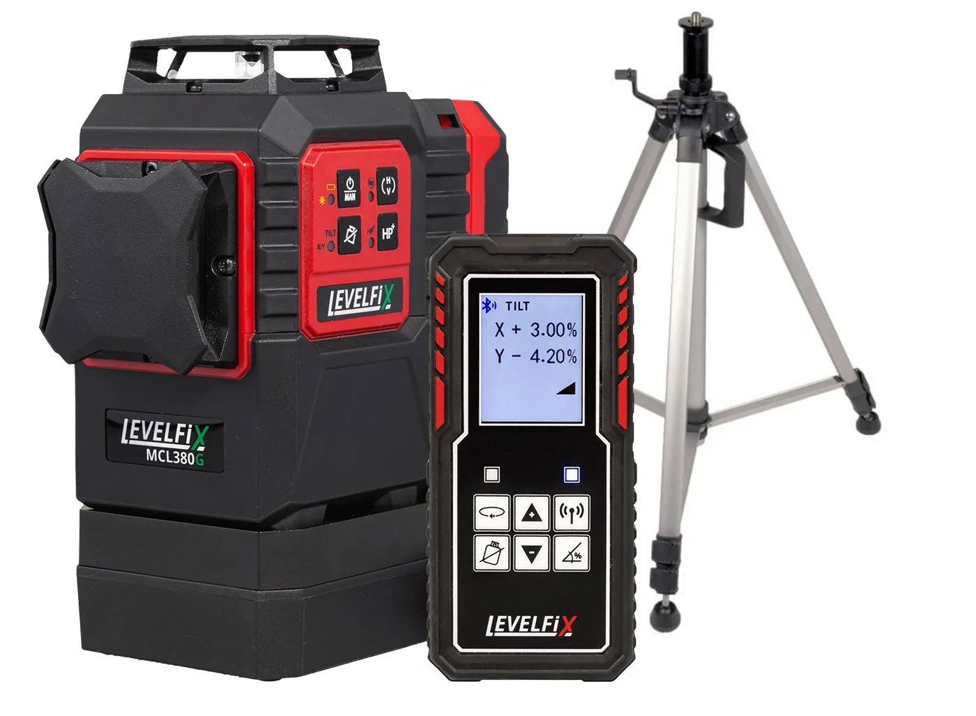 Levelfix 563801 MCL380G Multilijnlaser Groen + Statief 2 mtr
