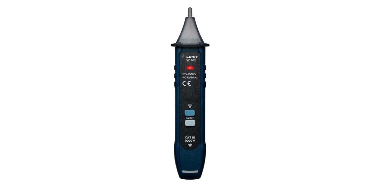 Limit 145010211 LIMIT VD102 Spanningsdetector 12V tot 1000V AC incl. zaklamp en buzzer limit