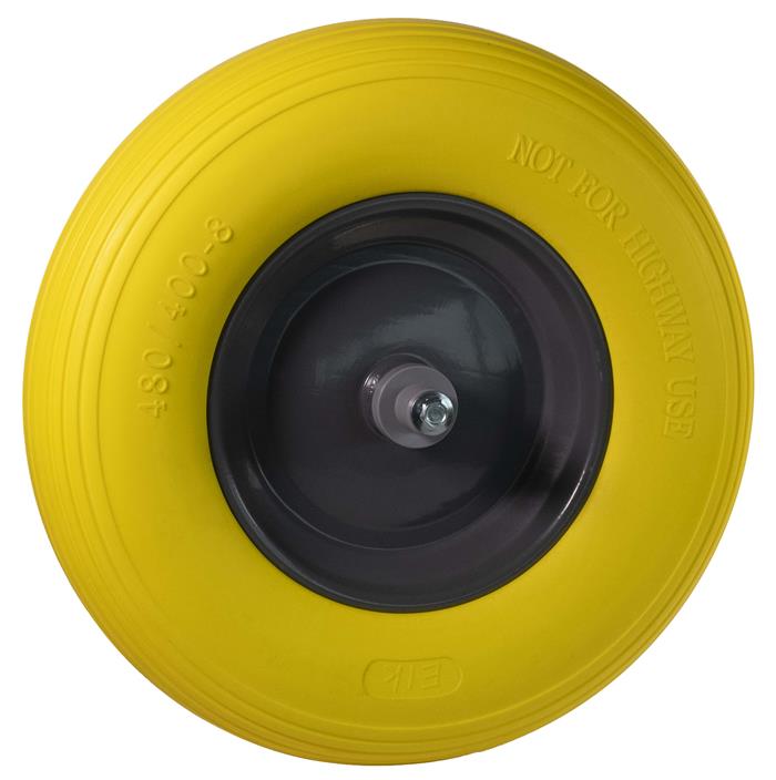 Little Jumbo 1251000998 Kruiwagenwiel Ø 400x80 mm anti-lek incl. as