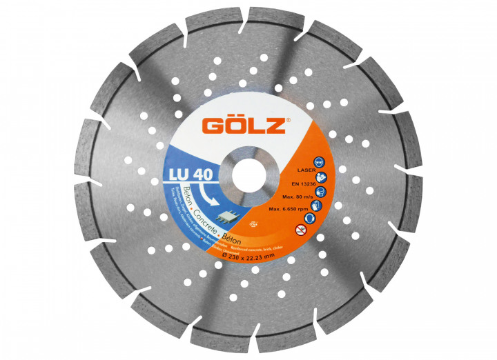 Gölz 04973640150 LU40 Diamantzaagblad Beton Premium 150 x 22.2 mm