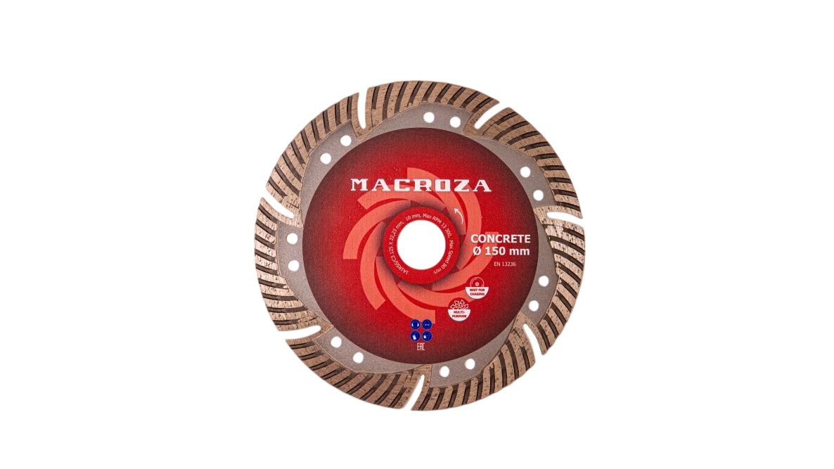 Macroza DC150 Diamantslijpschijf 150x22,23mm beton
