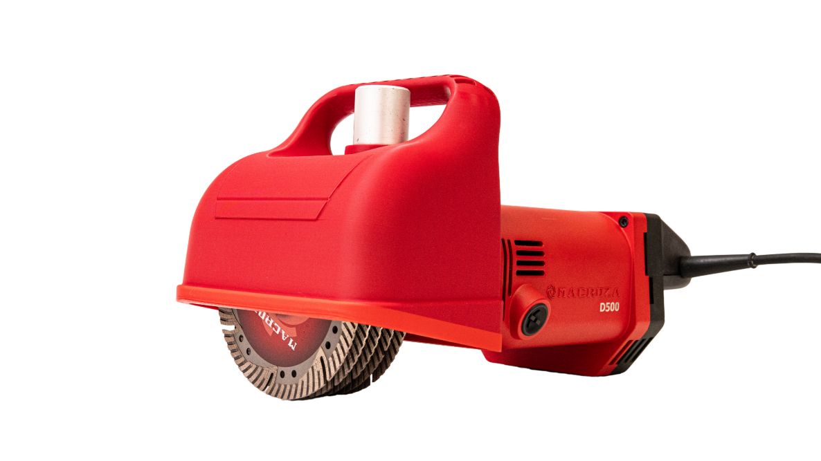 Macroza D500150 D500 Muurfrees 220/110V met 5x150mm diamantslijpschijven