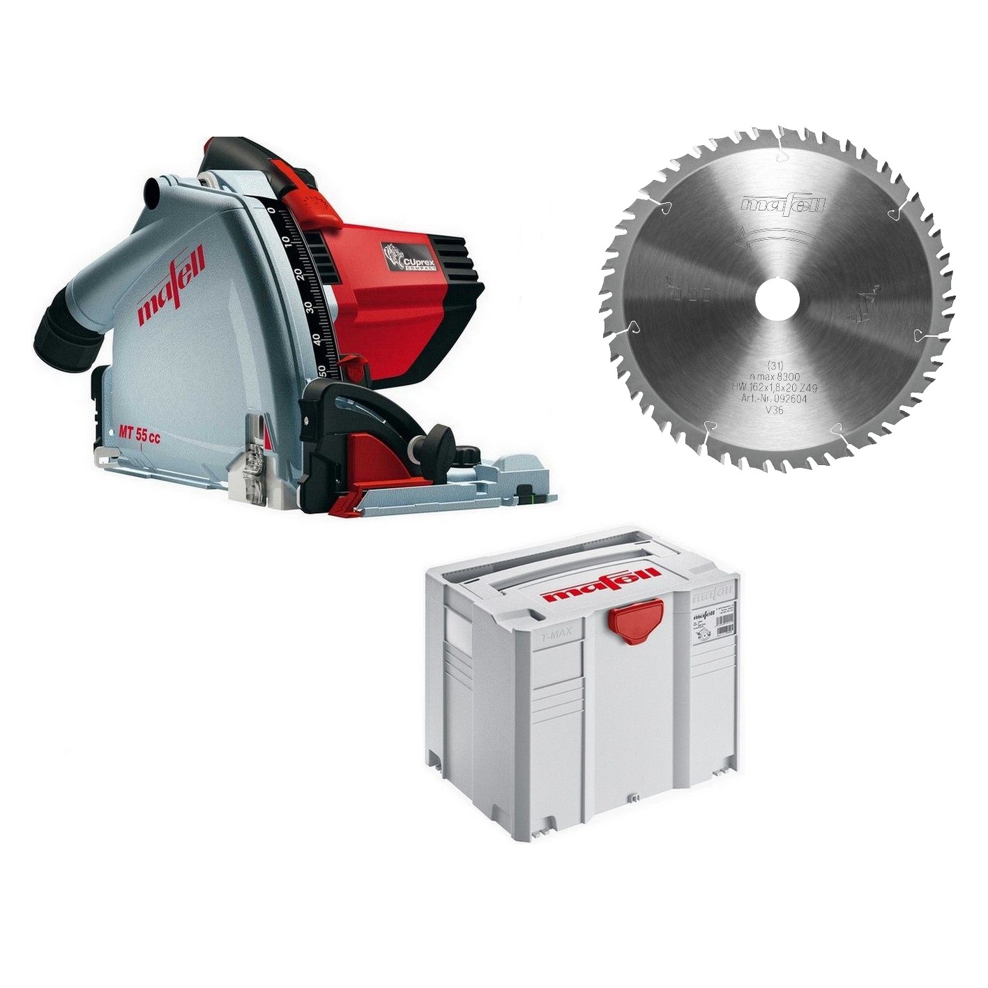 Mafell 917609 MT55 CC FAN-SET Invalzaag in T-Max