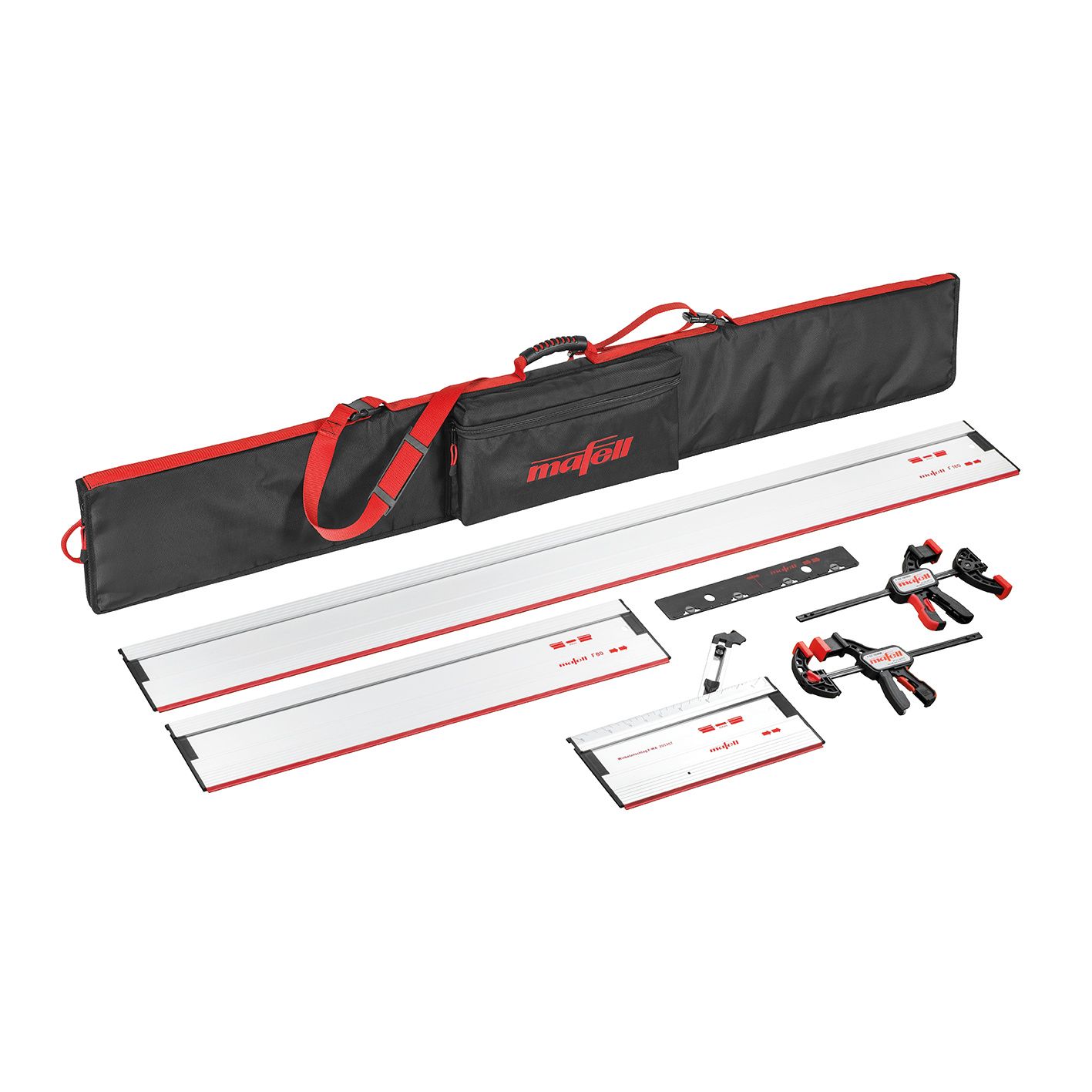 Mafell Accessoires 209592 Geleidingslinialentas-set F 80 + F 160 + F-WA + F-VS + 2 x F-SZ 180MM + TZ-FST1600