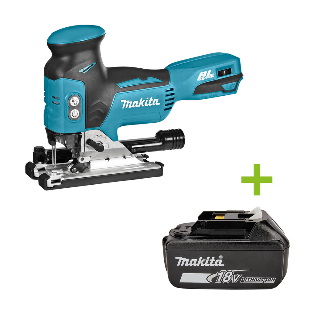 Makita DJV181ZJ Decoupeerzaag T-Model 18V excl accu's en lader in Mbox
