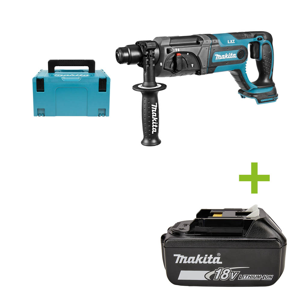Makita DHR241ZJ Combihamer 18 Volt excl. accu's en lader