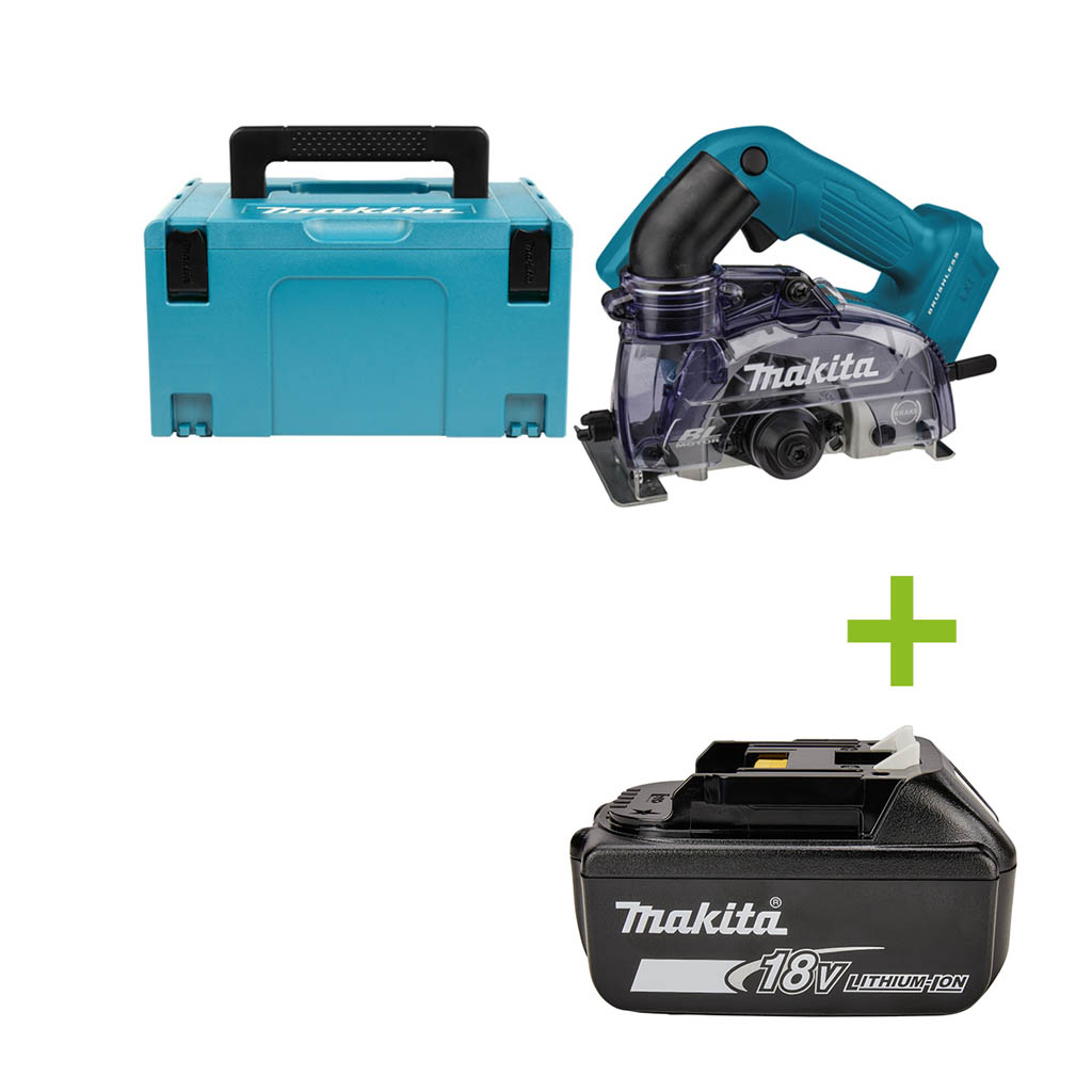Makita DCC500ZJ 18V diamantsnijder droog 125 mm excl. accu's en lader in Mbox