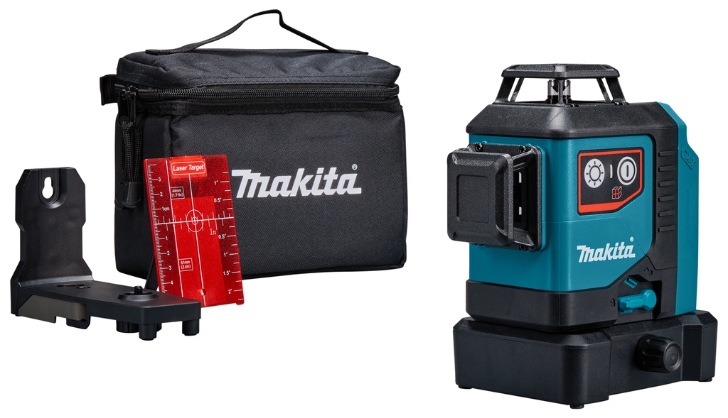 Makita SK700D Zelfnivellerende Kruislijn Laser Rood 3x 360° 12V Max excl. accu's en lader