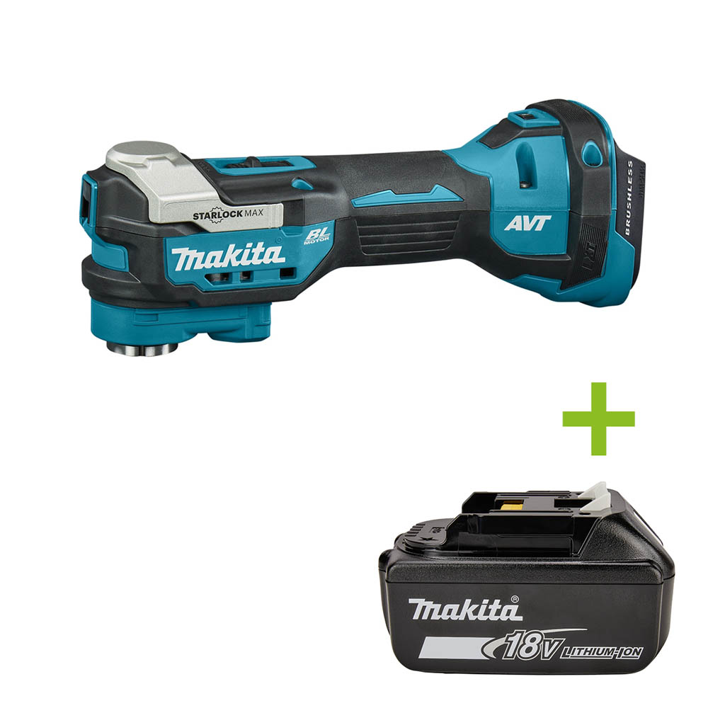 Makita DTM52Z Multitool Starlock Max 18V excl. accu"s en lader