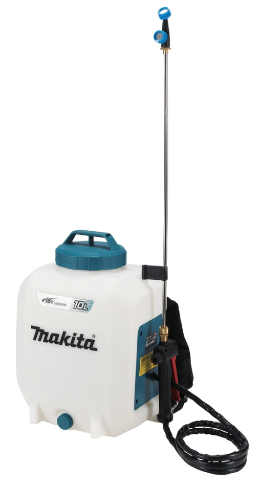 Makita DUS108Z Accu ruggedragen drukspuit 10 liter 18 Volt excl. accu's en lader