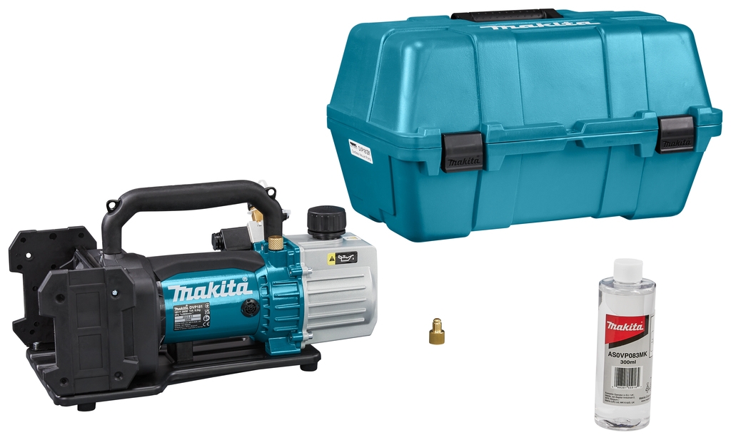 Makita DVP181ZK Vacuümpomp 18 V excl. accu's en lader