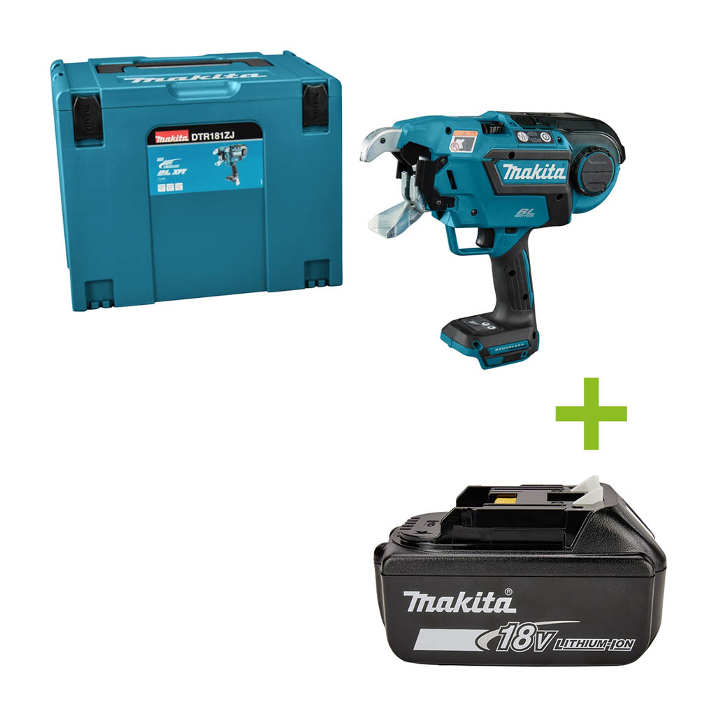 Makita DTR181ZJ Accu Vlechtmachine 18 Volt excl. accu´s en lader in Mbox