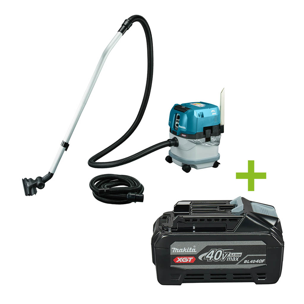 Makita VC004GLZ01 Max Stofzuiger 40V excl. accu's en lader met AWS zender