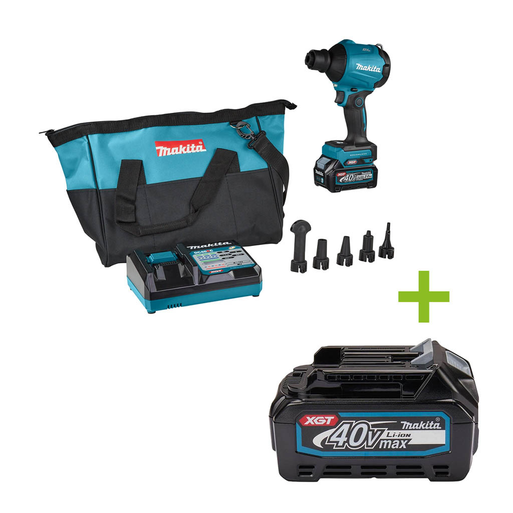Makita AS001GA101 Blaas en zuigmachine 40V Max 2.0Ah Li-ion