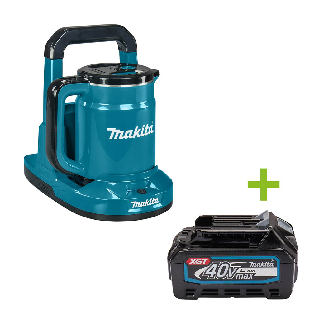 Makita KT001GZ 40 Volt Max Waterkoker 0,8 liter zonder accu's en lader