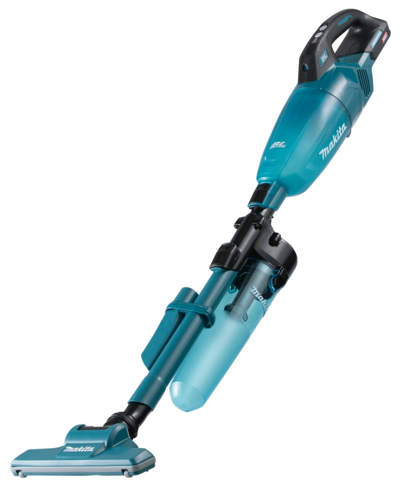 Makita CL001GZ20 Accu Steelstofzuiger blauw 40V max excl. accu's en lader met cycloon stofafscheider