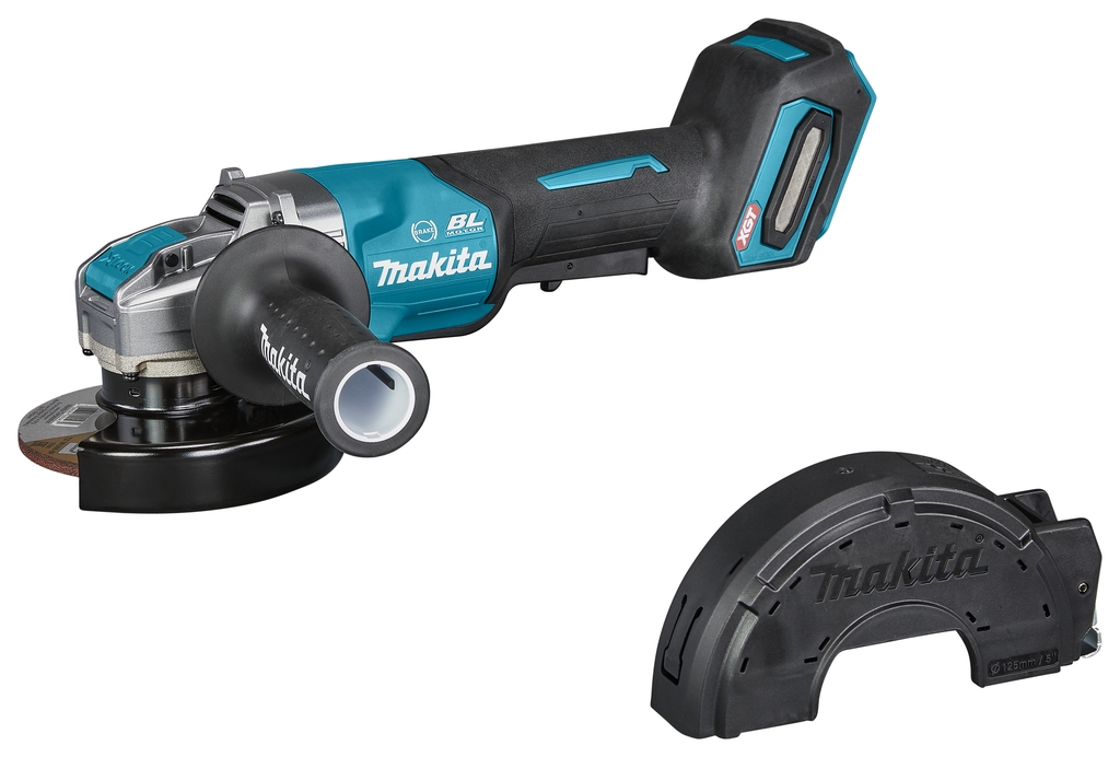 Makita GA047GZ Haakse Slijper 40V max 125mm X-Lock met veiligheidsschakelaar excl. accu's en lader