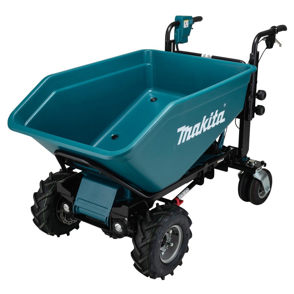 Makita DCU602Z 2 x 18V Accu Dumper met electrisch kiepbare bak excl. accu's en oplader