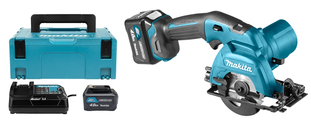 Makita HS301DSMJ Cirkelzaag 85 mm 10,8V 4,0Ah Li-Ion