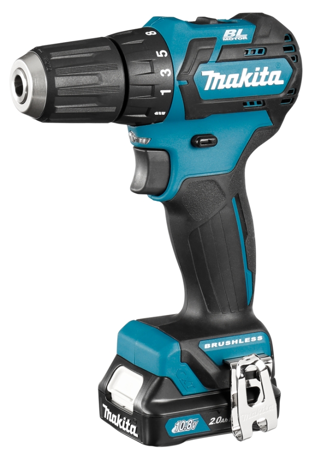 Makita DF332DSAJ Boor-/schroefmachine 10,8 Volt 2.0 AH Li-ion koolborstelloos in M-Box