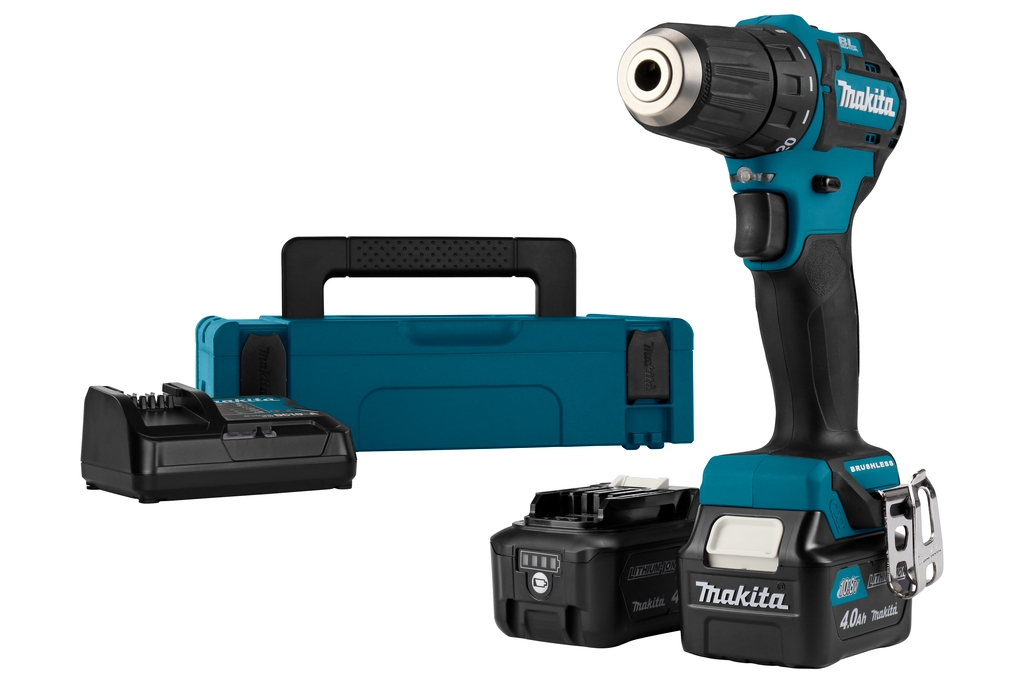 Makita DF332DSMJ Boor-/schroefmachine 10,8 Volt 4.0 AH Li-ion koolborstelloos in M-Box