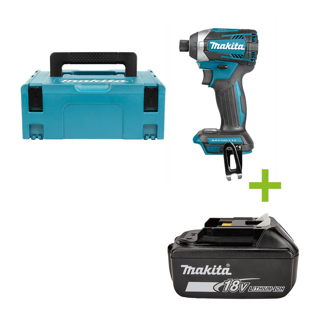 Makita DTD154ZJ Slagschroevendraaier 18V excl. accu's en lader