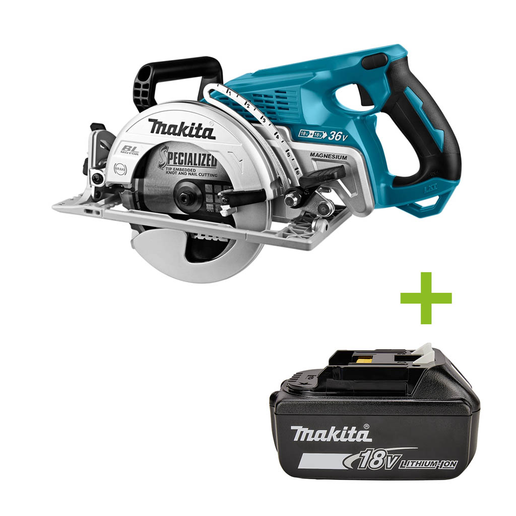 Makita DRS780Z Accu Cirkelzaag 2 x 18V 185 mm excl. accu's en lader