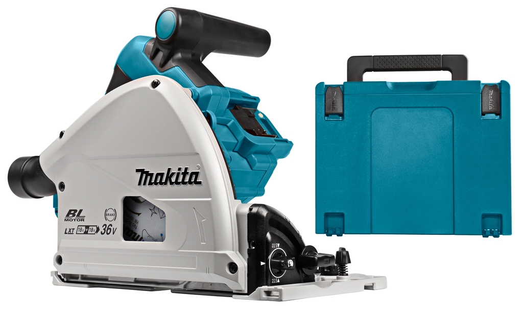 Makita DSP600ZJ Accu Invalcirkelzaag 2 x 18V zonder accu's en lader