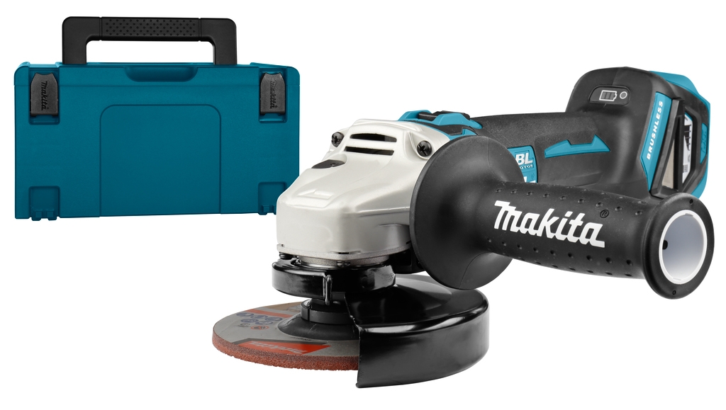 Makita DGA511ZJ 18V Haakse slijper 125 mm excl. accu's en lader in MBox