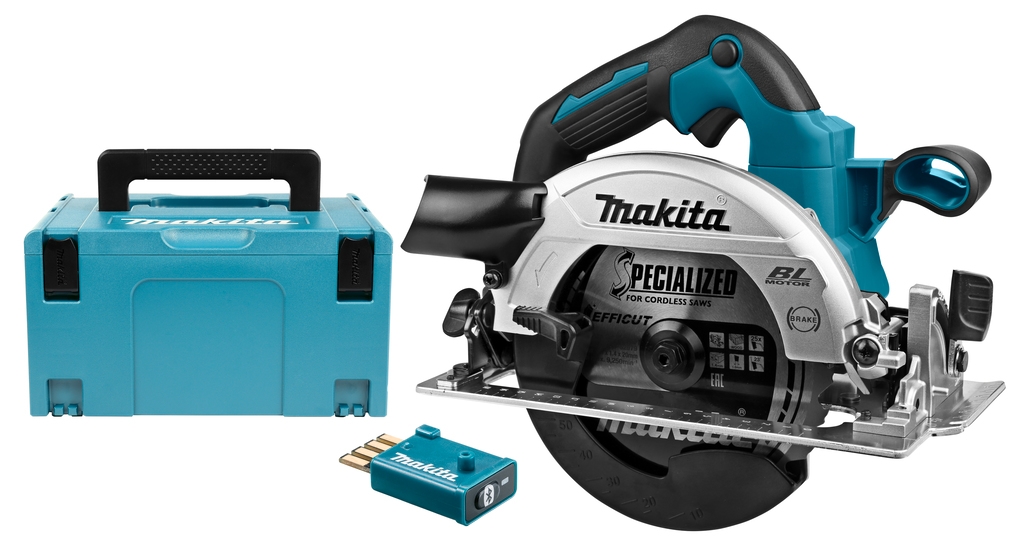 Makita DHS661ZJU Accu Cirkelzaag 165mm met AWS zender 18V excl. accu's en lader