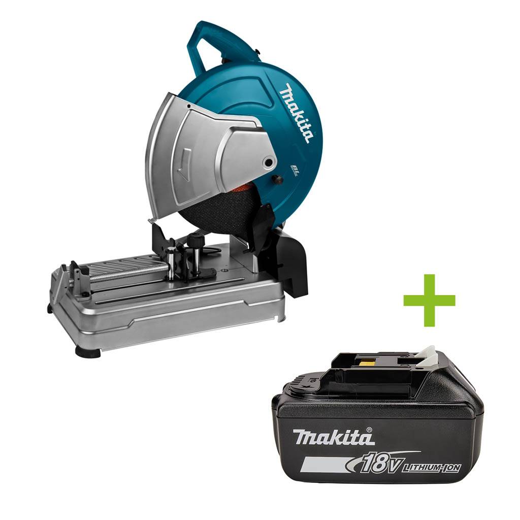 Makita DLW140Z 2x18V Afkortmachine metaal 355 mm excl. accu's en oplader