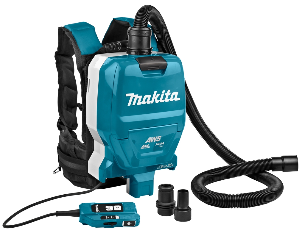 Makita DVC265ZXU Ruggedragen Stofzuiger AWS 2x18V excl. accu's en lader