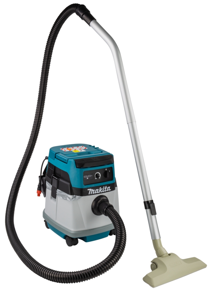 Makita DVC150LZ Hybride Stofzuiger 230V/2x18V excl. accu's en lader voor de schoonmaakmarkt