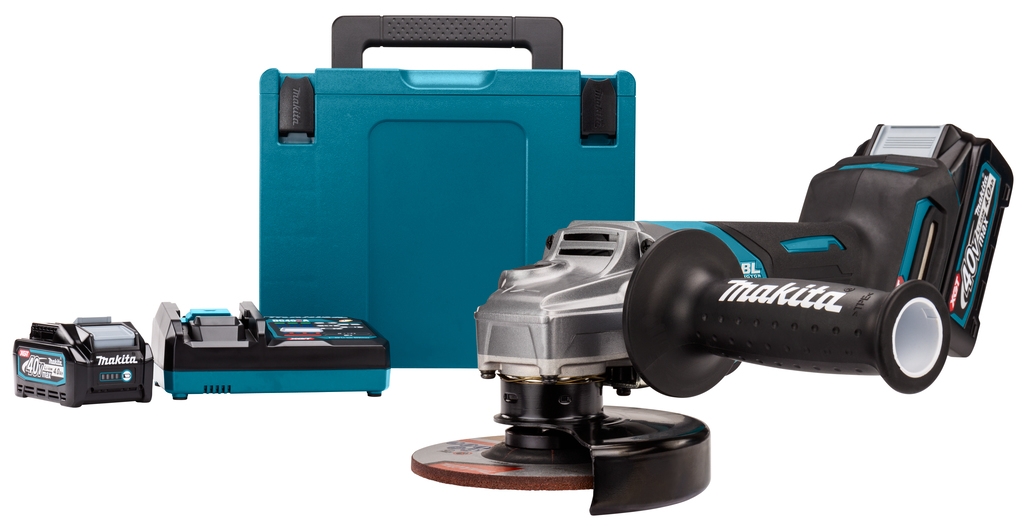 Makita GA013GM201 Haakse Slijper 125mm 40V 4,0Ah Li-Ion in Mbox