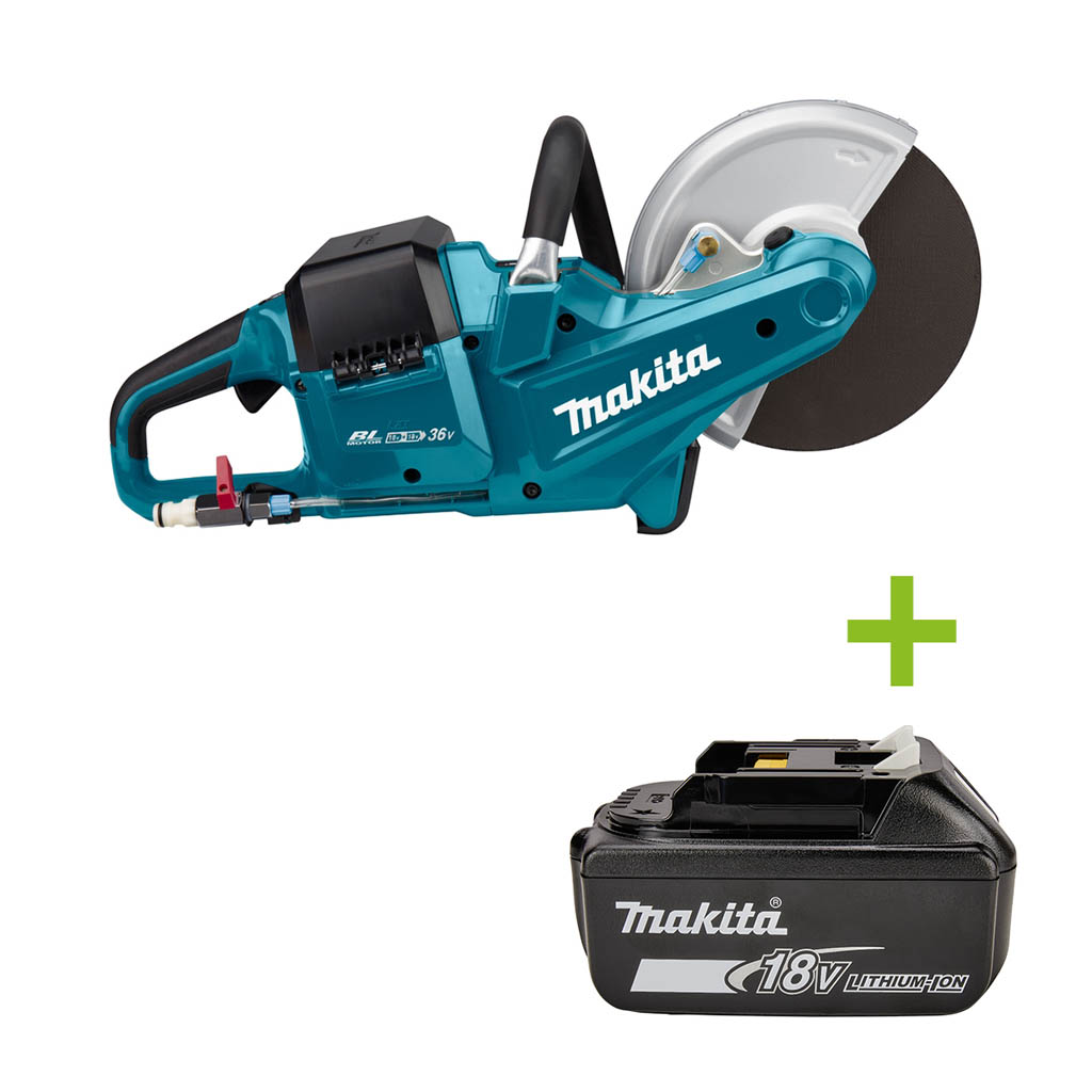 Makita DCE090ZX1 2 x 18 volt doorslijper 230mm excl. accu's en lader