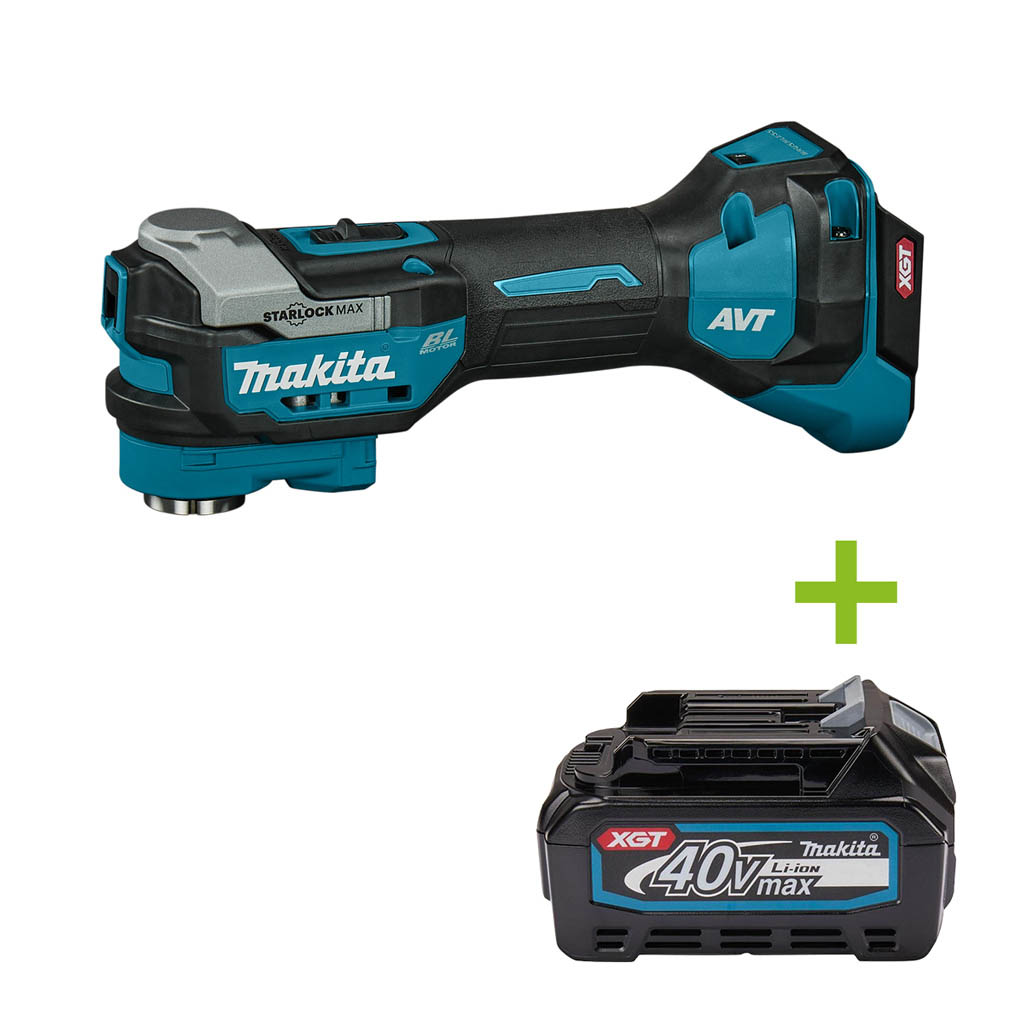 Makita TM001GZ XGT 40 V Max Multitool excl. accu en lader in doos