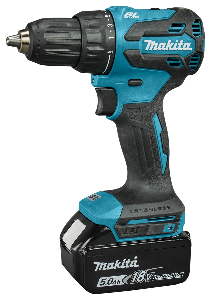 Makita DDF490RTJ LXT 18 V Boor-/schroefmachine incl. 2 x 5,0Ah en snellader in Mbox