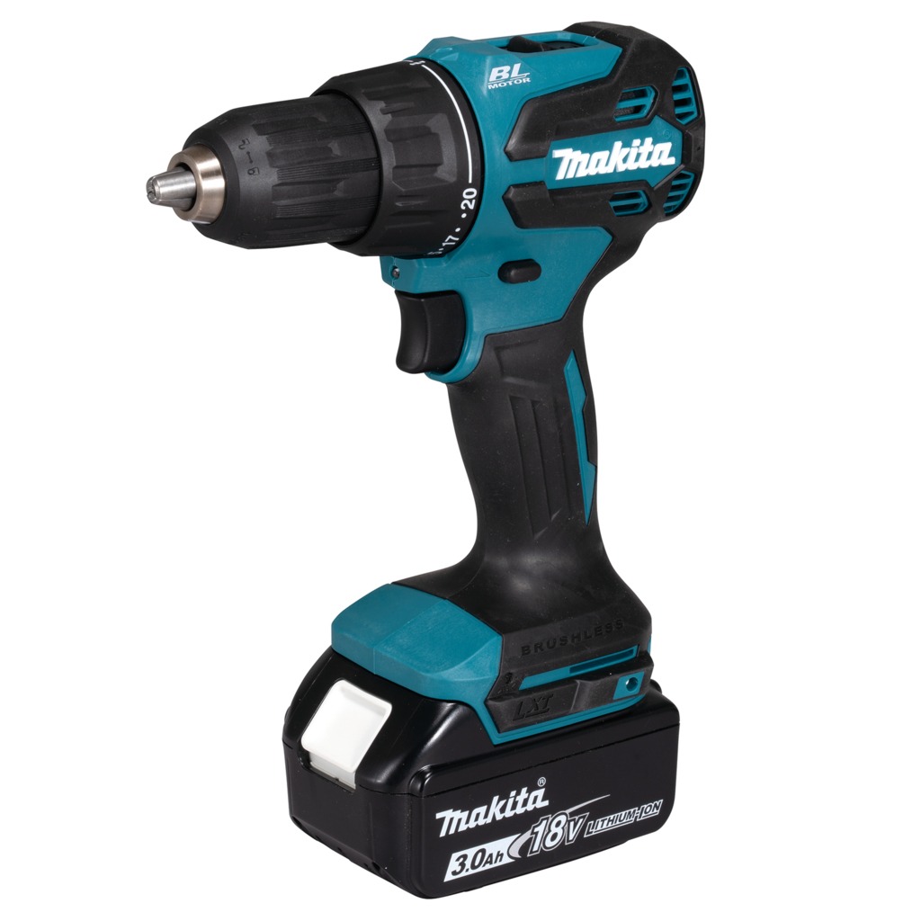 Makita DHP490SF1J LXT 18 V Klopboor-/schroefmachine incl. 3.0Ah en lader in Mbox