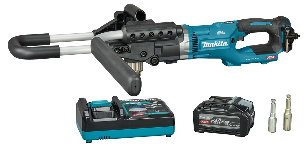 Makita DG001GU101 XGT 40 V Max Accu-Grondboor 40V incl. 1x4.0Ah en snellader in doos