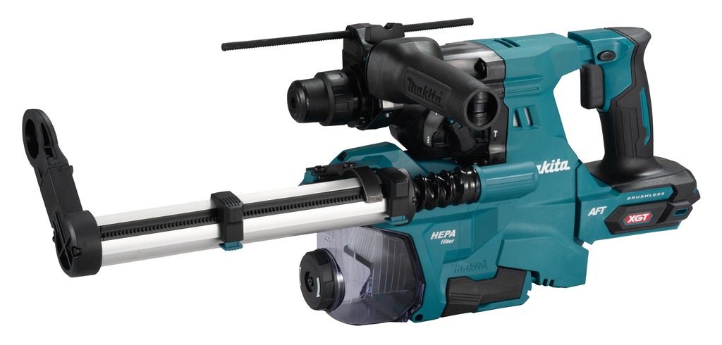 Makita HR011GZ03 XGT 40 V Max Combihamer zonder accu's en lader incl. stofafzuiging in Mbox