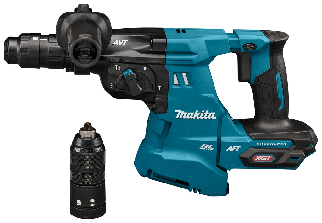 Makita HR012GZ XGT 40V Max Accu-Combihamer met snelspan boorkop excl. accu en lader in doos