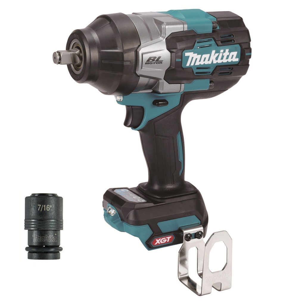 Makita TW002GZ02 XGT 40V Max Accu Slagmoersleutel 1/2" excl. accu en lader in doos met 7/16" dopadapter