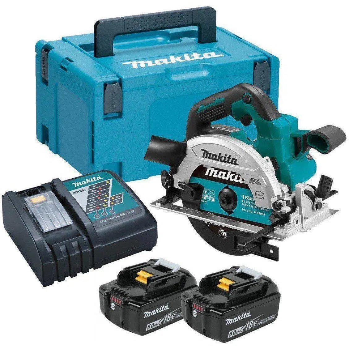 Makita DHS660RTJ Accu Cirkelzaag 165mm 18V 5.0Ah Li-Ion