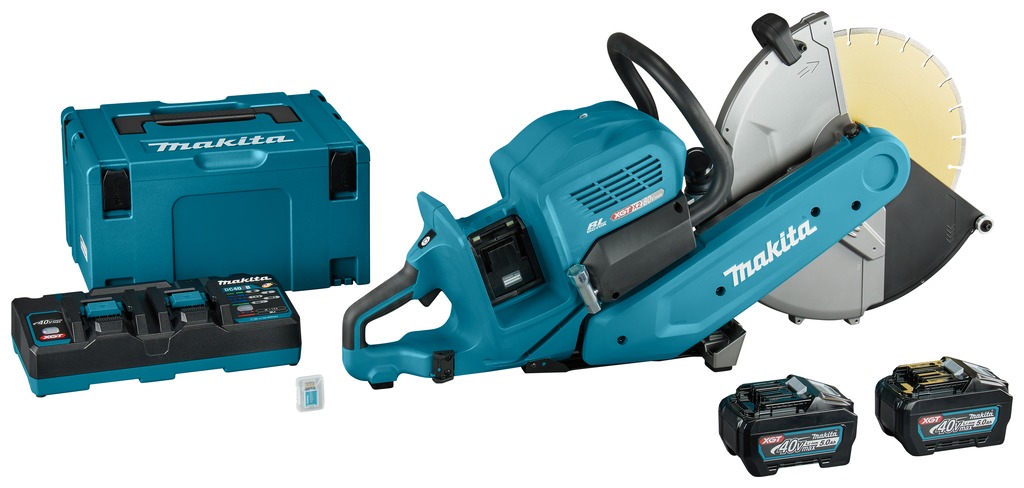 Makita CE002GT202X Doorslijper 355 mm 2 x 40V Max 2x 5,0Ah Li-Ion met AWS zender