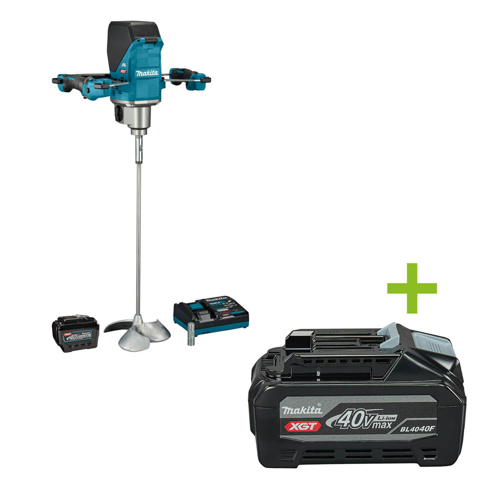 Makita UT001GL1NL1 Accu Mixer met garde 40V Max 8.0Ah Li-Ion