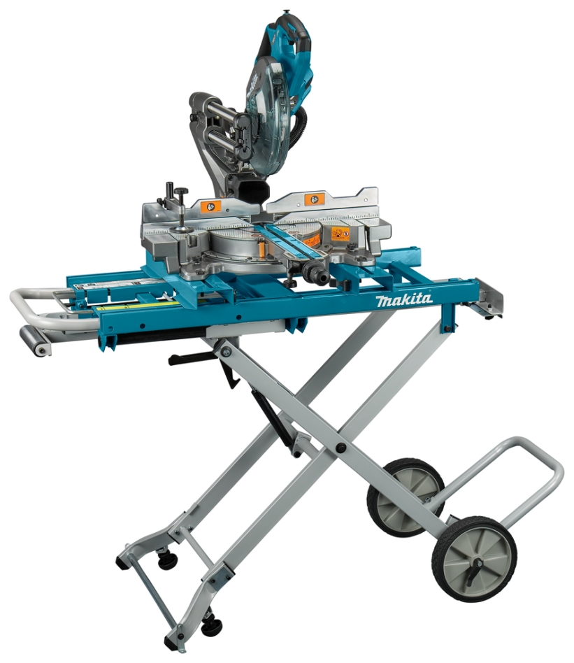 Makita LS002GZNL1 Accu Radiaal Afkortzaag 216 mm XGT 40V max excl. accu en lader + Onderstel DEAWST05