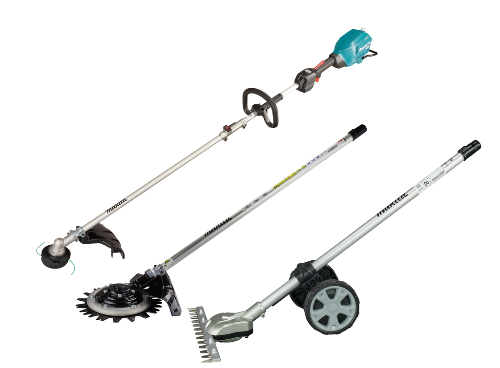 Makita UX01GZNL1 Accu Combisysteem D-greep 40V Max excl. accu's en lader + Bosmaaier + Onkruidknipper en Messenbalk opzetstuk